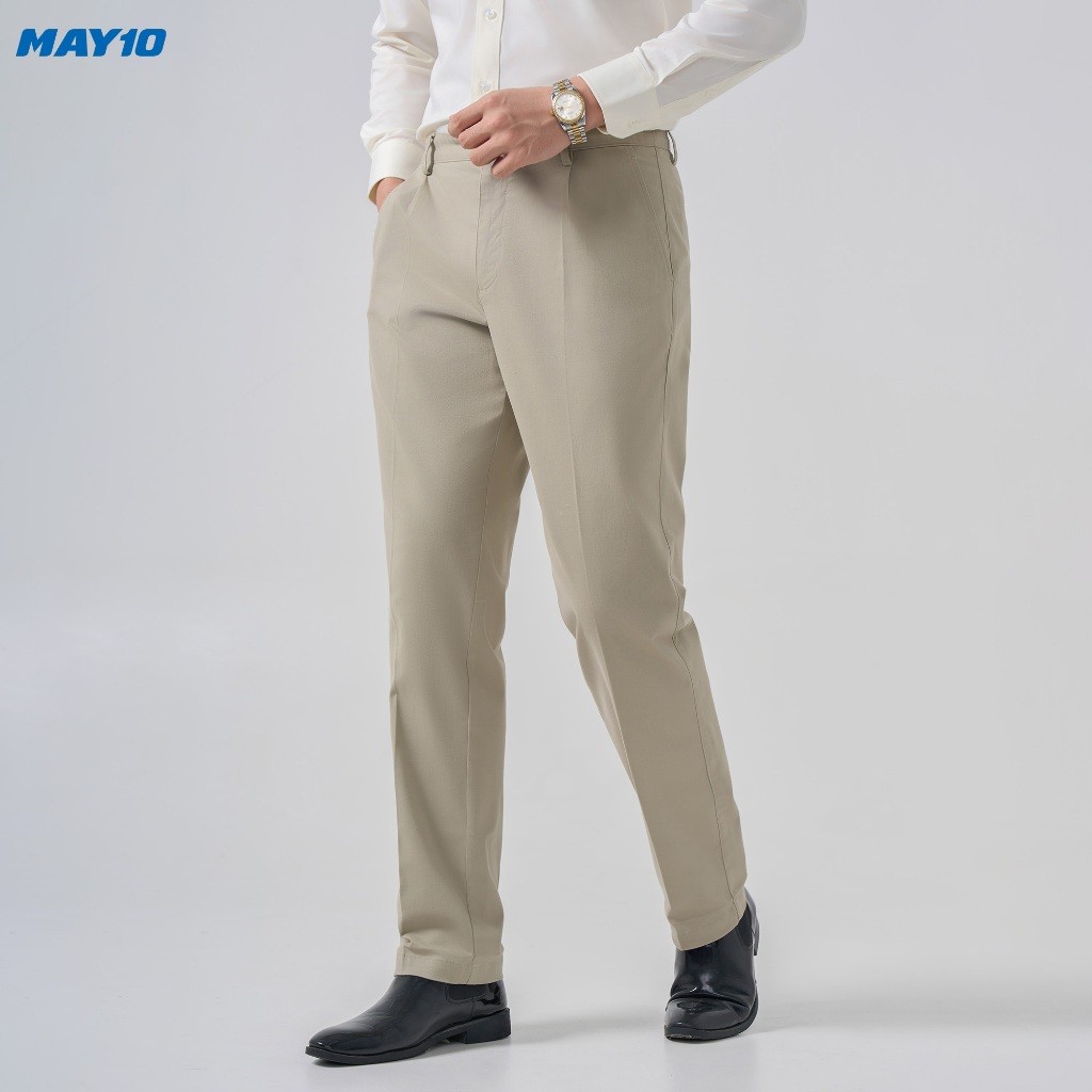 Quần kaki nam May 10 có ly mã 020124360CL QK067