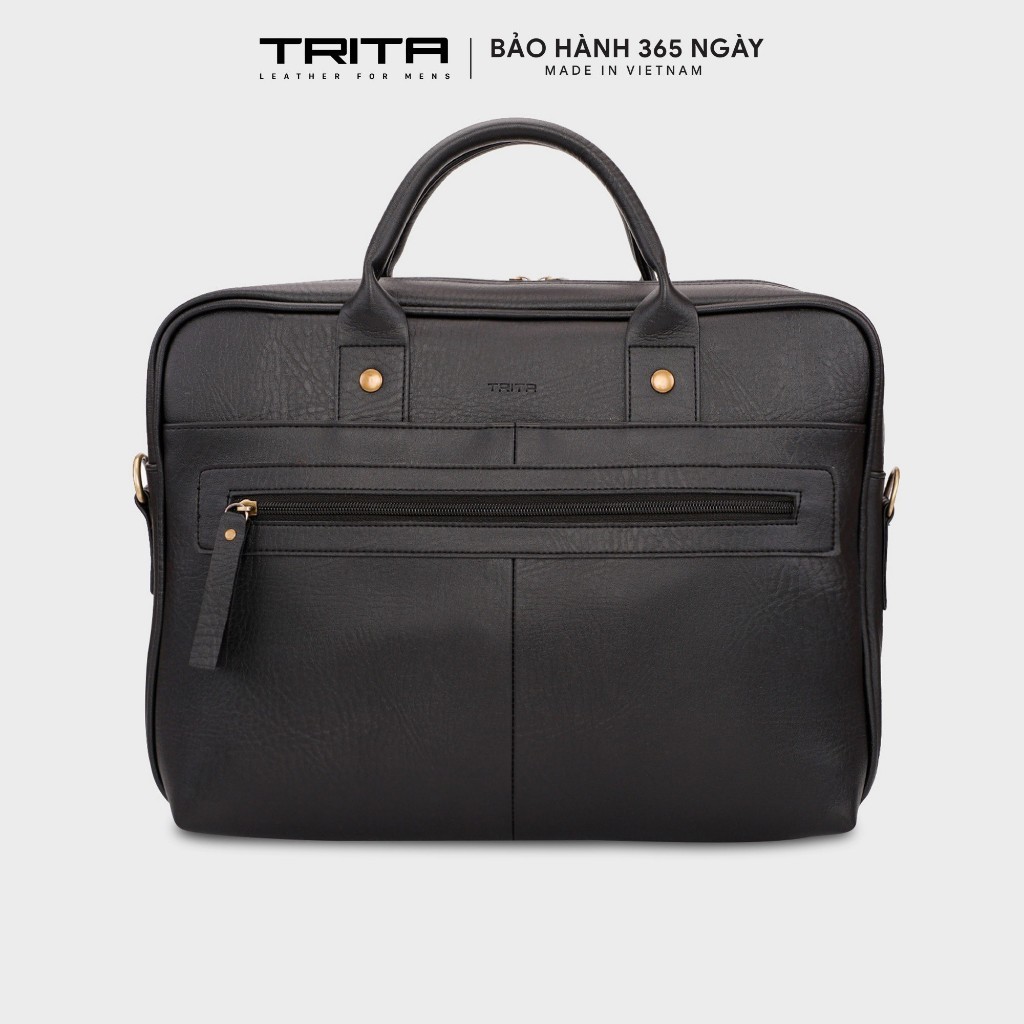 Cặp công sở Trita (Thời trang nam cao cấp đựng vừa laptop 14.6 inch - Cặp da TCA2) Bagsmart
