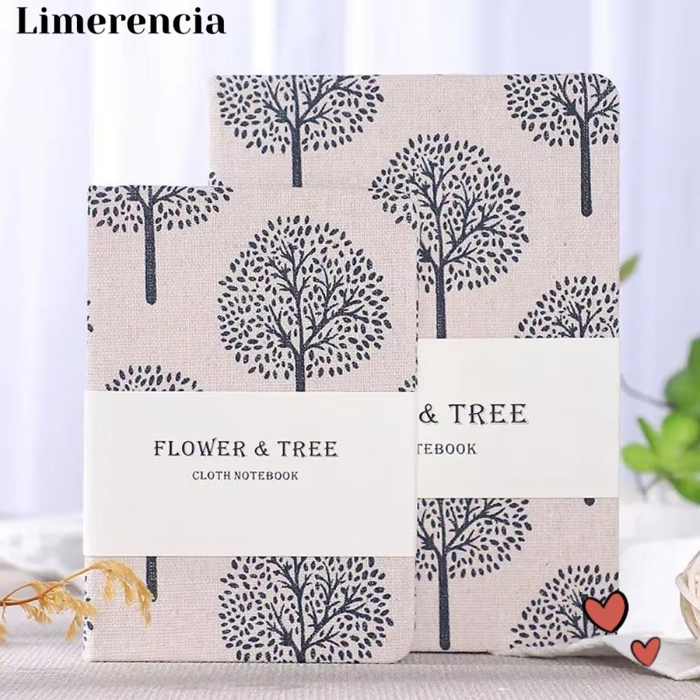 LIMERENCIA Flowers Notebook, A6 / B6 Sách tài khoản tay phủ vải, 2026 Bìa cứng In siêu dày Notepad Đ