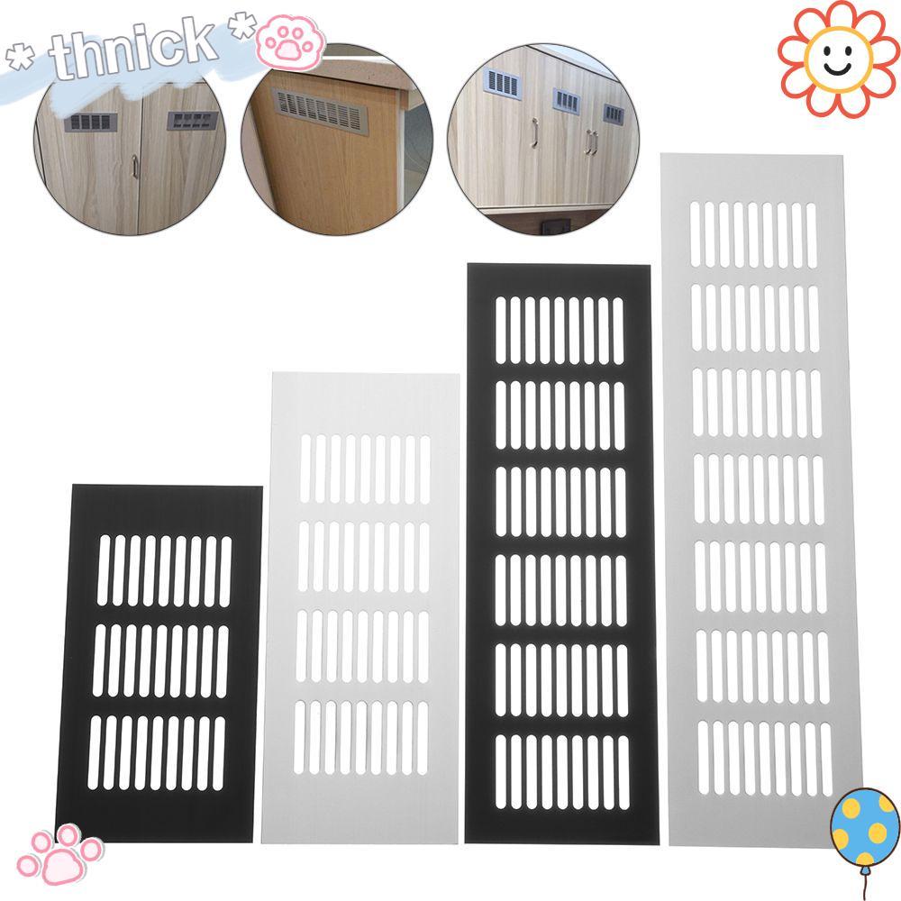 THCK Lỗ Thông Hơi Nắp Louver Nhà Tủ Quần Áo Giày Bền Hợp Kim Nhôm Lưới Tản Nhiệt