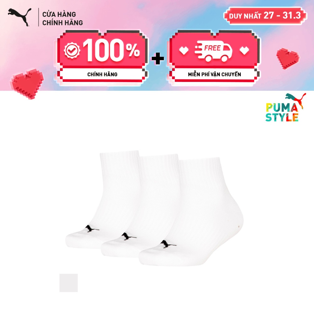 Bộ 3 Đôi Vớ Thời Trang Trẻ Em PUMA Unisex K Quarter 3P