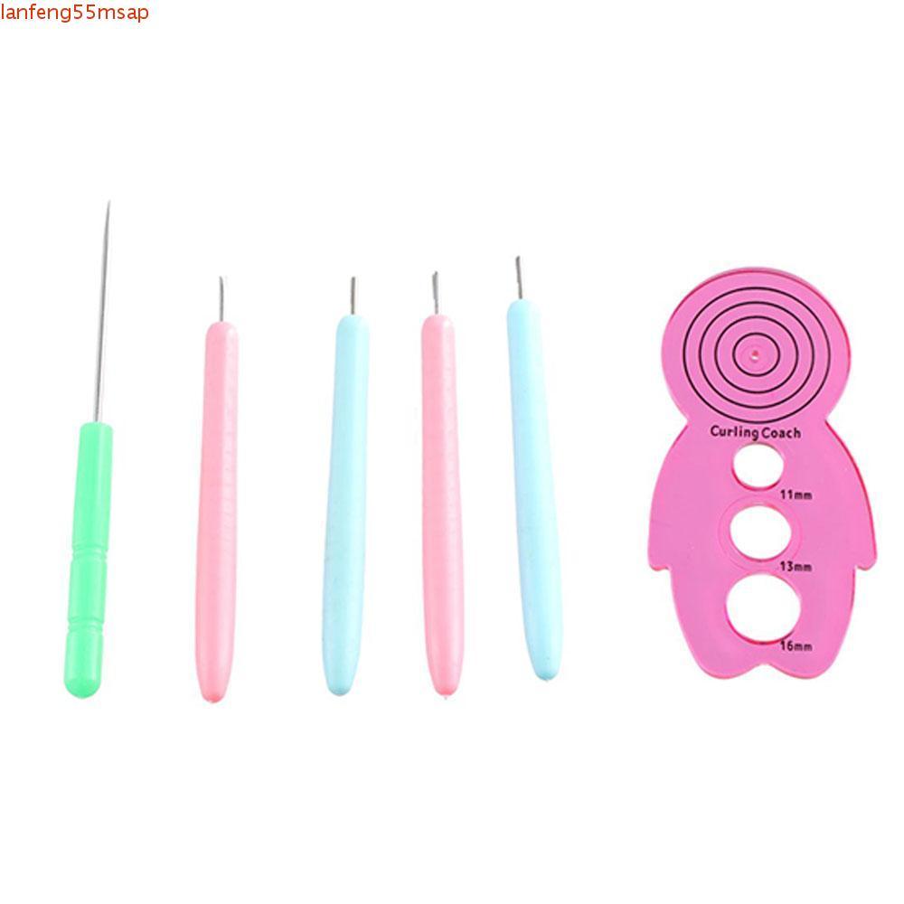 SOVEX 12 CHIẾC Bộ Kim Quilling, Nhiều Kích Thước Quilling Có Rãnh Bút Giấy Dụng Cụ Quilling, Dải Giấ