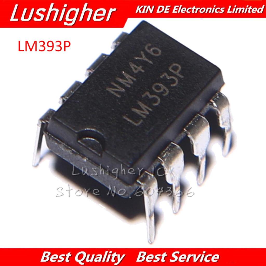 50 CÁI LM393 DIP8 LM393P DIP LM393N 393 IC gốc mới