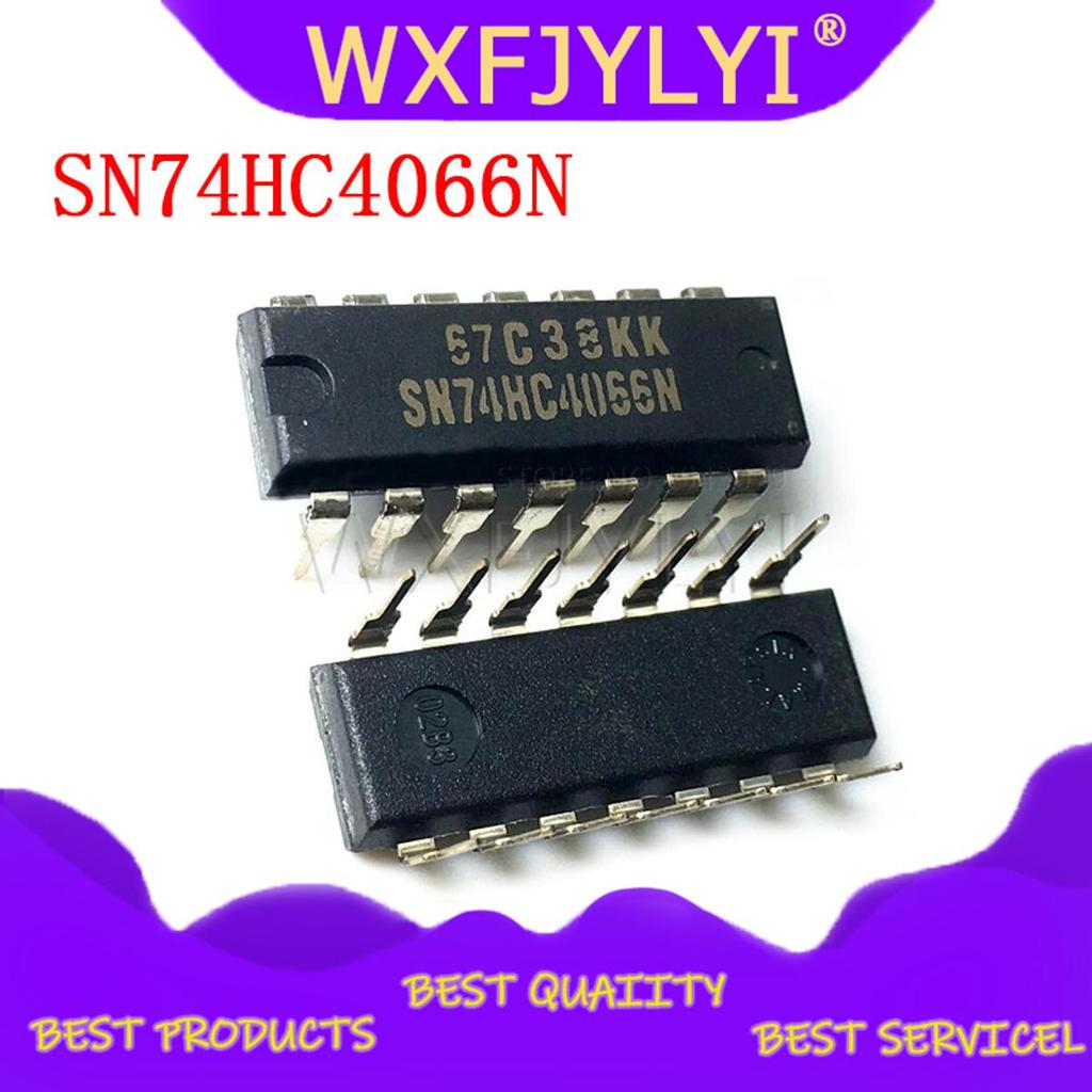 10 Cái / lốc SN74HC4066N DIP14 SN74HC4066 DIP 74HC4066N 74HC4066 IC mới và nguyên bản