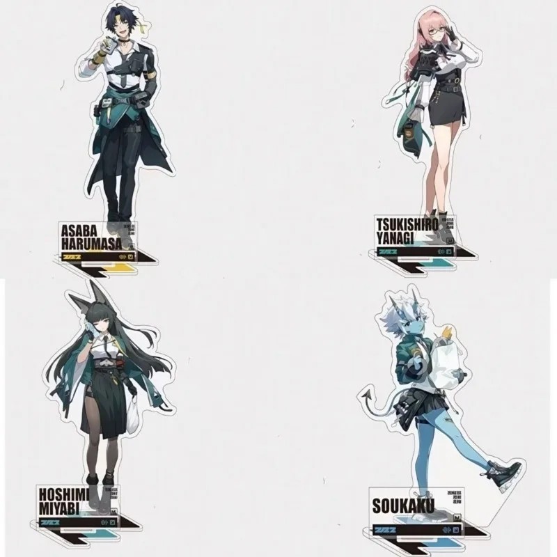 Standee Zenless Zone Zero ZZZ Mô hình Mica Acrylic nhân vật Hoshimi Miyabi Soukaku Yanagi Harumasa t