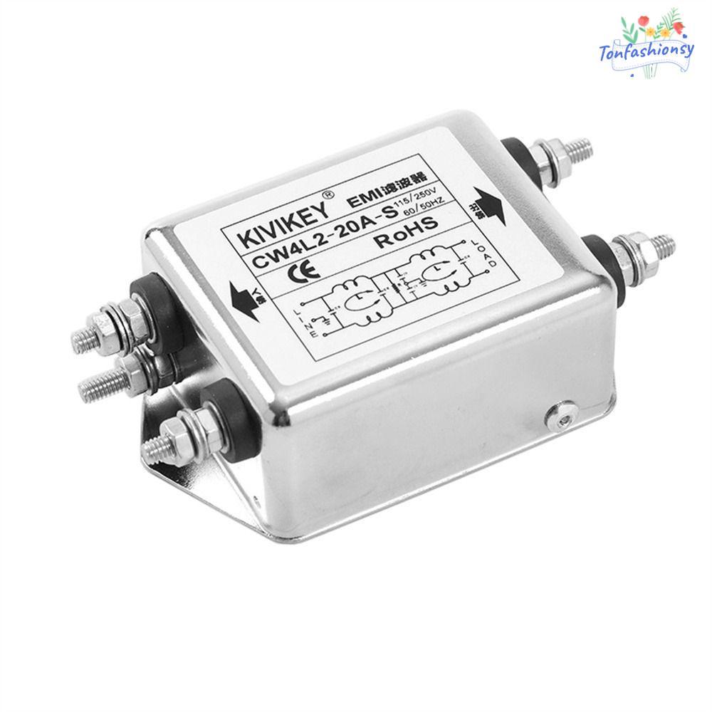 Máy nén tiếng ồn ITRUMPET, Bộ lọc EMI công suất một pha Termianl, Bộ lọc nhiễu điện từ CW4L2-20A-S J