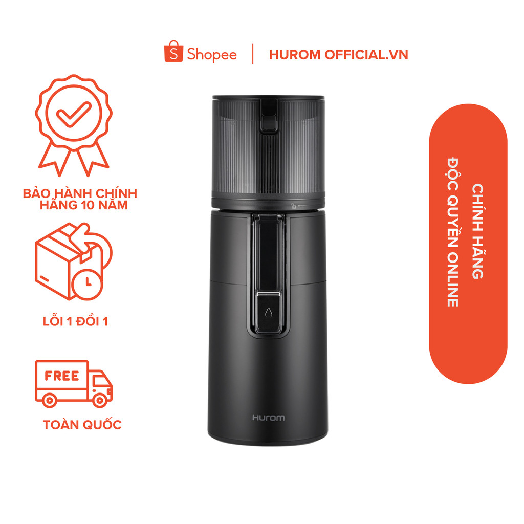 Máy ép chậm Hurom H400(Màu Đen)- Bảo hành chính hãng 10 năm - Phân phối độc quyền tại Việt Nam..