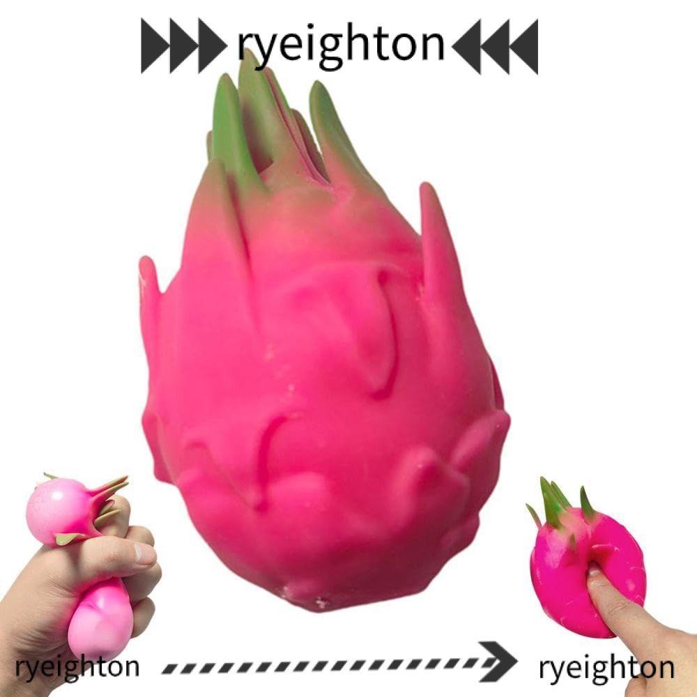 RYEIGHTON Dragon Fruit Squishy Toy, Soft Rising Dragon Fruit Squishy Pinch Le, Quà tặng Giảm căng th