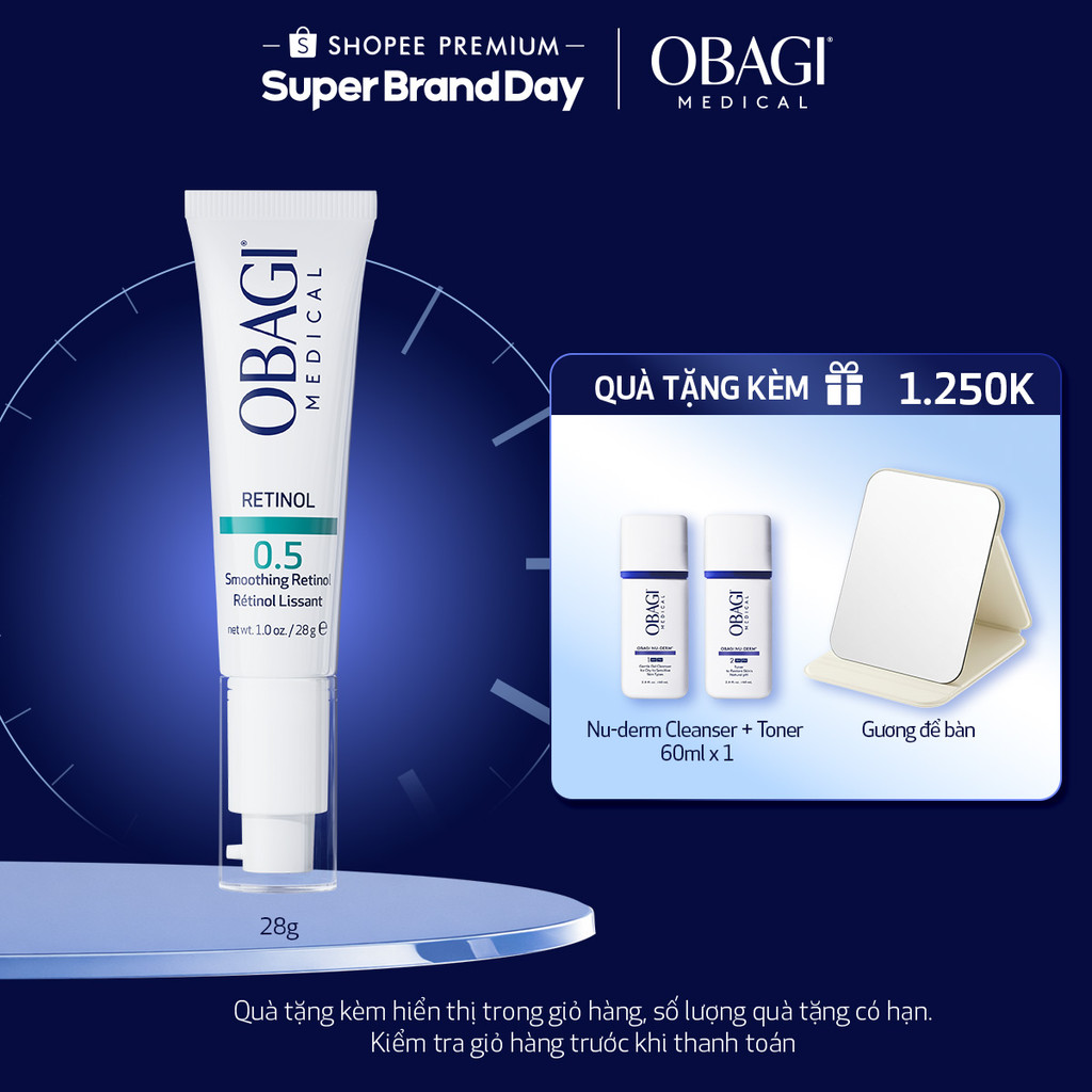 [Obagi x KOL] Kem Ngừa Lão Hóa & Tái Tạo Da Obagi Retinol 0.5 28g