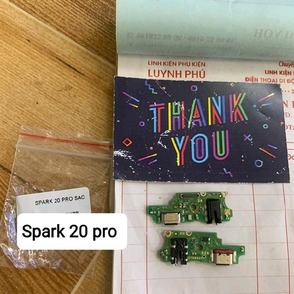 Cụm sạc tecno spark 20 pro/KJ6