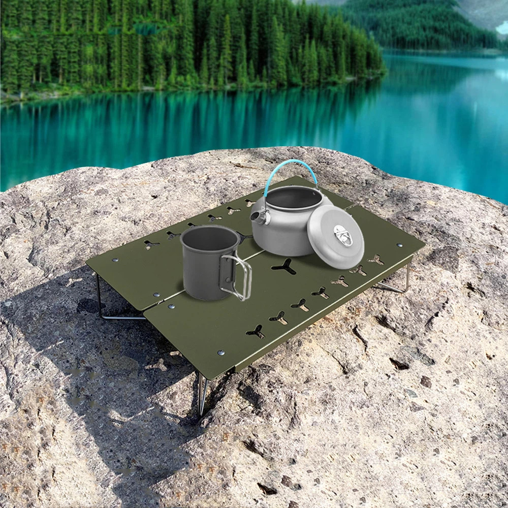 Camping Table Ghép Nhanh Từ Nhôm Hợp Kim, Dễ Mang Theo Và Lưu Trữ