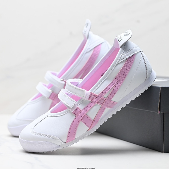 Patou x Onitsuka Tiger MEXICO 66 BALLERINA TRẮNG / COTTON CANDY thích hợp cho giày thông thường đa n