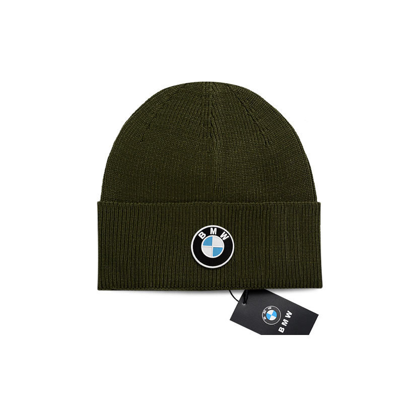 BMW 2026 Mũ len ấm áp mới Vành dệt kim Du lịch ngoài trời Beanies FL2H