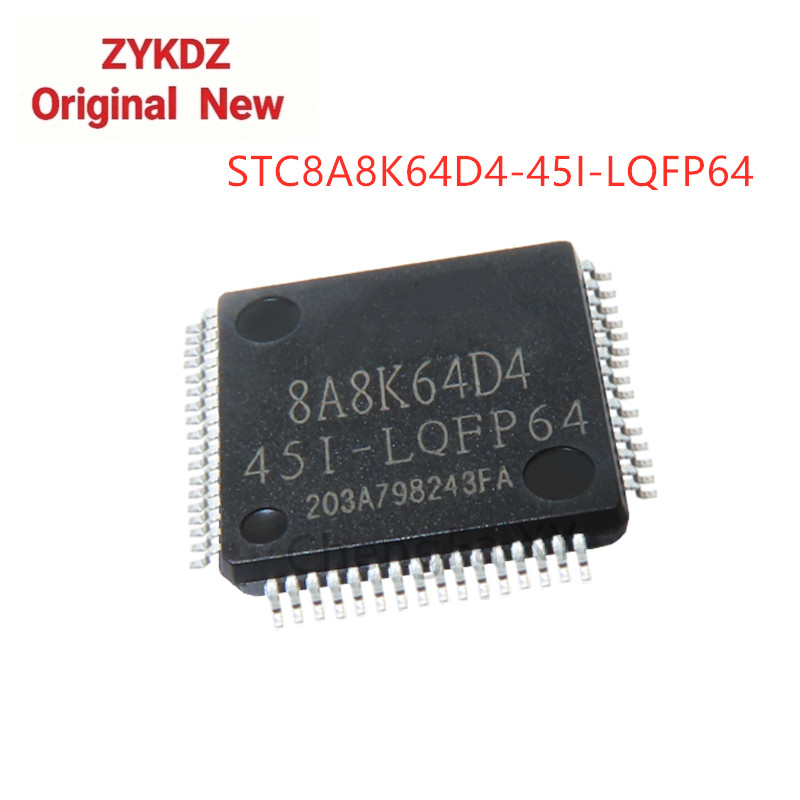 ❈ ❈ ❈ ❈ IC 1 CÁI STC8A8K64D4-45I-LQFP64 STC8A8K64D4 8A8K64D4 Còn hàng LQFP64