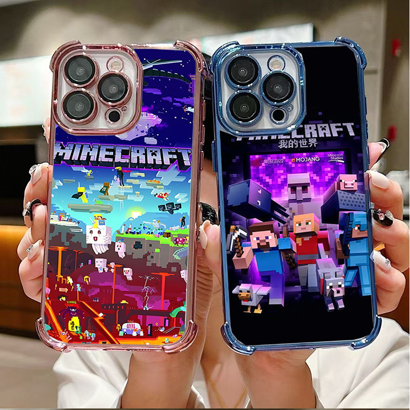 Ốp Điện Thoại Game Minecraft Cho Xiaomi 15 Ultra 14T 14 13 Pro POCO F4 F5 X5 X6 X7 Pro X3 NFC 5G Vỏ 