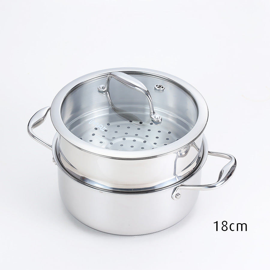 Bộ nồi iMat Hybrid kem xửng