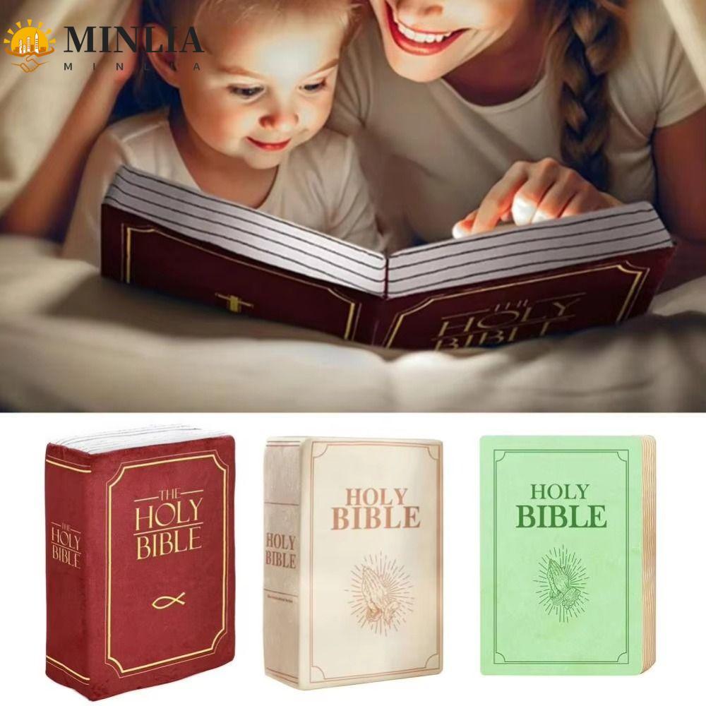 Gối Ném Kinh Thánh MINLIA, Trang Trí Nhà Gối Kinh Thánh Nhìn Thực Tế, Phòng Khách 33 * 22cm Sang Trọ