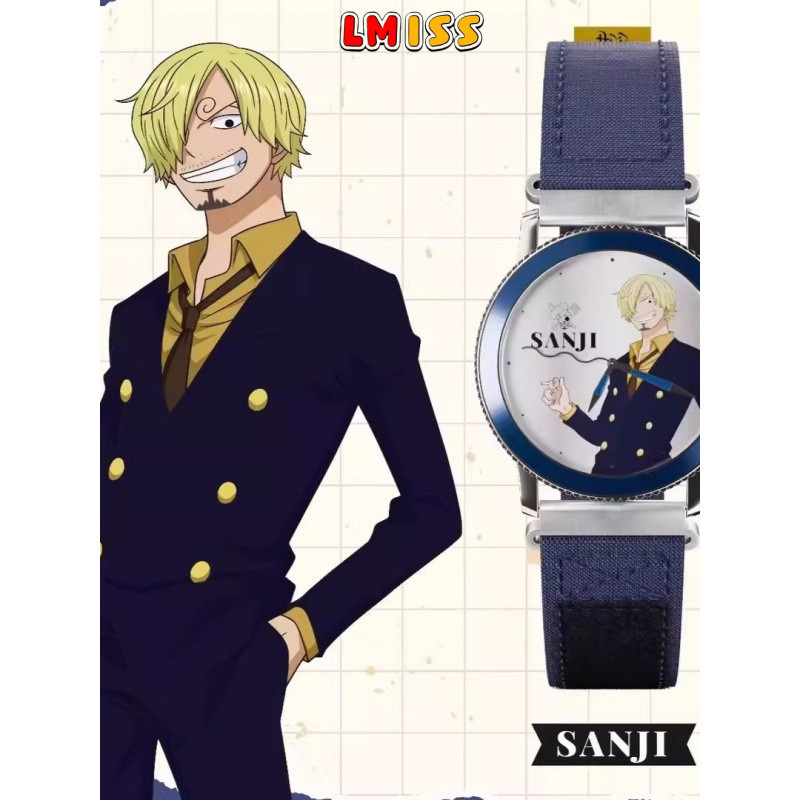 Original Valley Anime One Piece Watch Blind Box Watch 2D Sáng Tạo Anime One Piece Hàng Hóa Quà Tặng