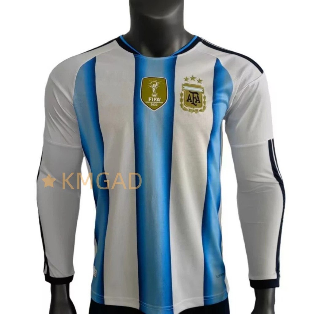 Áo bóng đá Argentina dài tay Fan Edition 2025-26