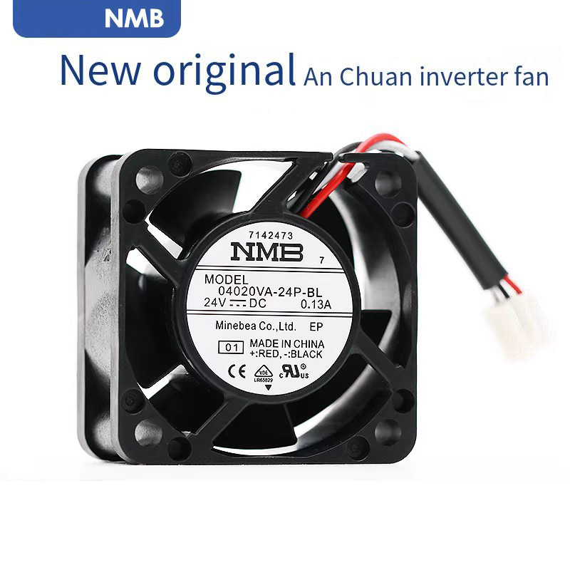 NMB 04020VA-24P-BL 24V 0.13 A 4020 Agawa 7 Series Quạt truyền động biến tần 4CM