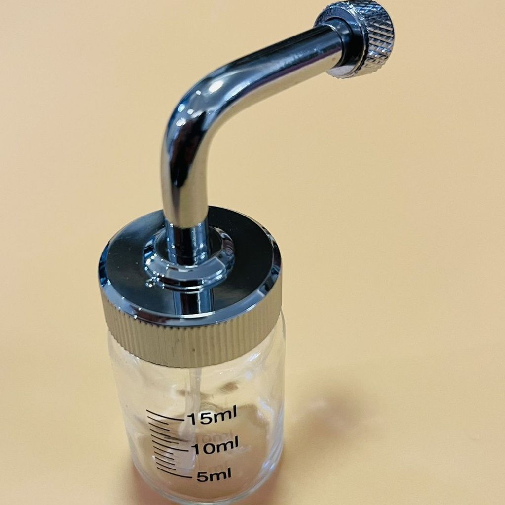 New Product#Small Bubble Oxygen Injector Spray Gun Glass Bottle Water Oxygen Injector Bottle Oxygen 