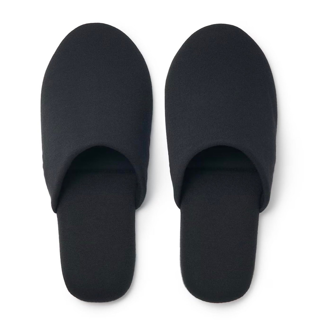 Muji dép đi trong nhà có thể giặt màu đen