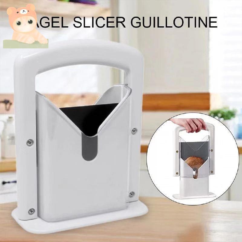 Máy thái Bagel, Máy thái lát chính xác Bagel bằng nhựa, Dao cắt bánh mì, Quà tặng nhà bếp và Tiện íc