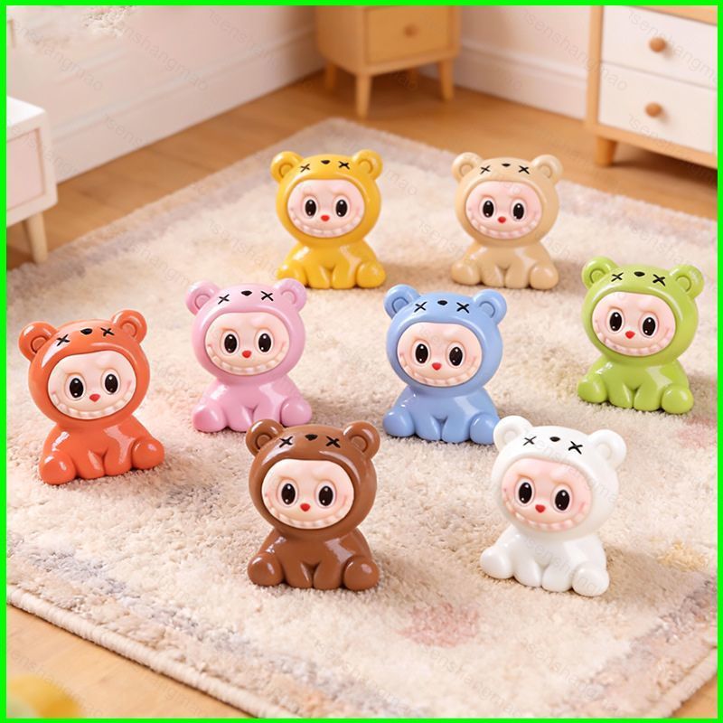 PS1 Labubumu Shimmer Mini Nhân Vật Hành Động Hợp Thời Trang Mù Hộp Sưu Tập Để Bàn Xe Trang Trí SP1