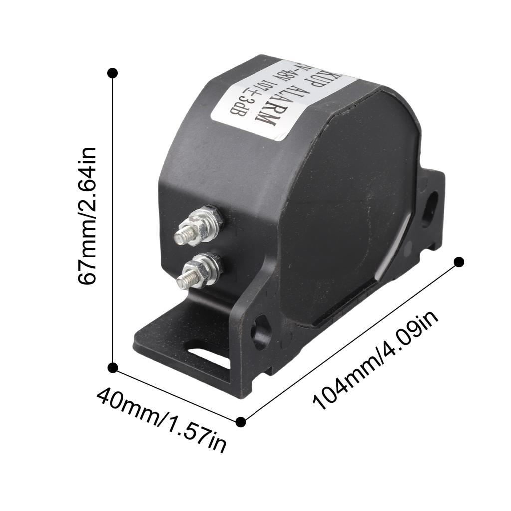 Báo động dự phòng rriioo 12V-48V 107 ± 3dB (A) Sừng lùi ô tô BiBi Buzzer Cảnh báo cảnh báo dự phòng 