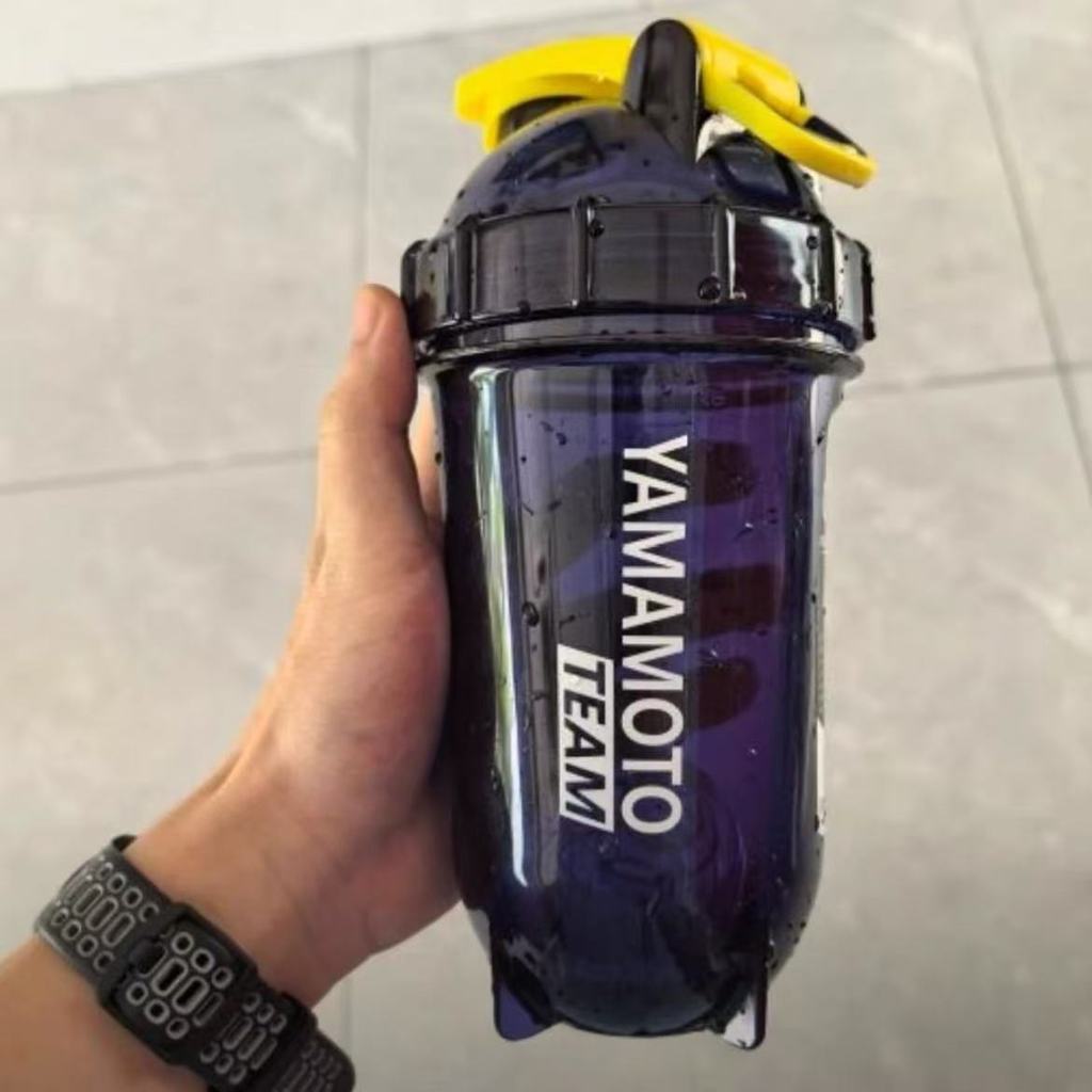 YAMAMOTO Shaker Cup Mẹ Bé Chất Liệu tritan 500ml Nước Chịu Nhiệt Cô Gái Ý Yamamoto