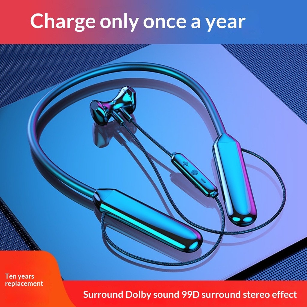 BONINE Original Wireless Neckband Tai nghe Bluetooth 5.0 Tai nghe chơi game Hiển thị nguồn Tai nghe 