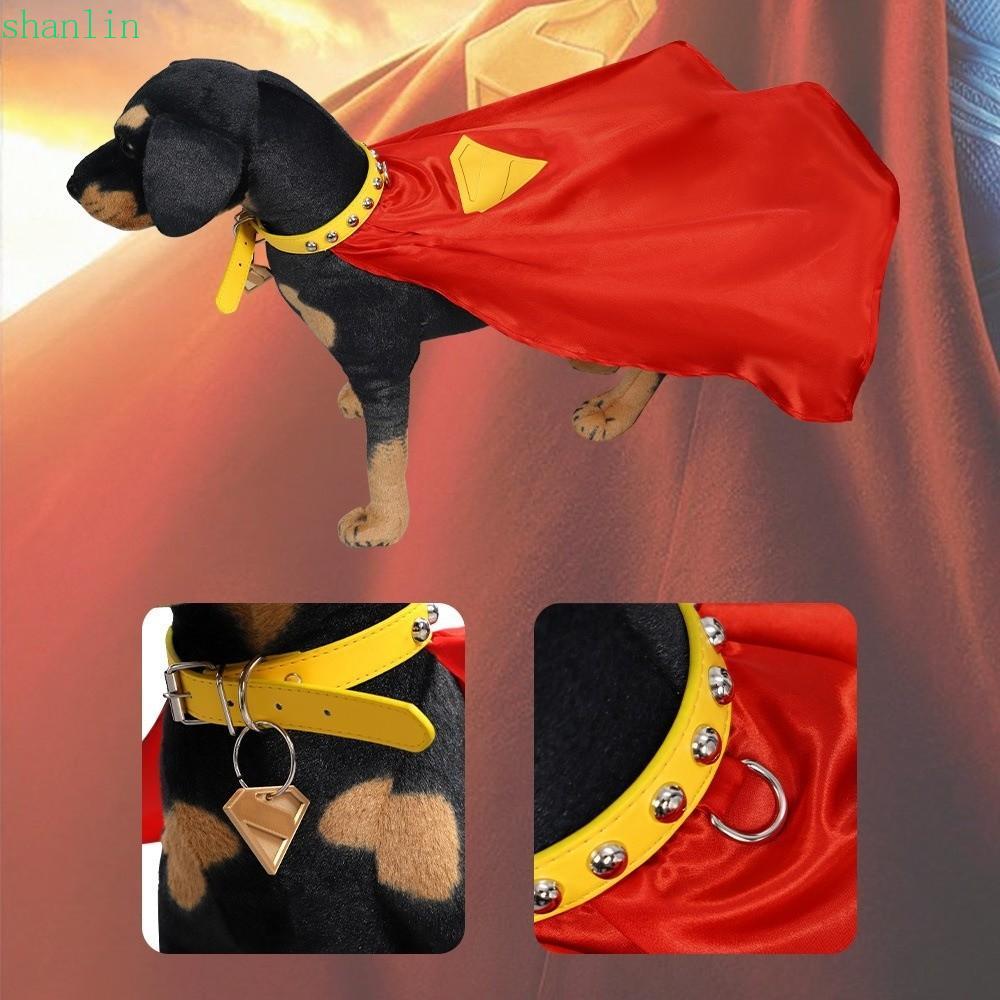 Áo choàng cho chó cosplay SHANLIN Krypto, Chó con động vật / Áo khoác thú cưng cho mèo lớn Krypto th