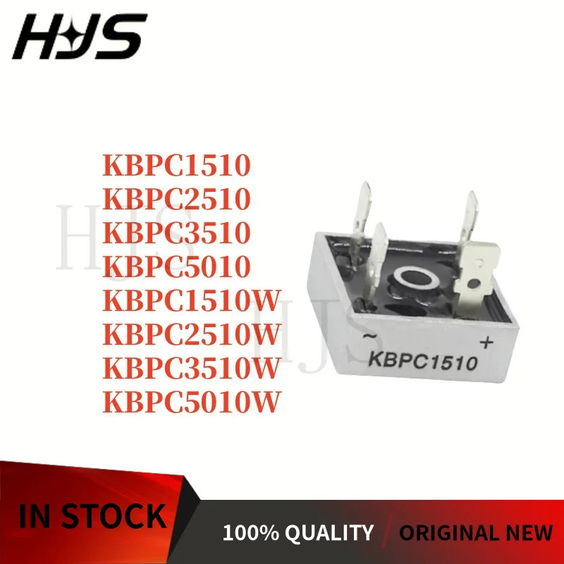 5 CHIẾC KBPC1510 KBPC2510 KBPC3510 KBPC5010 KBPC1510W KBPC2510W KBPC3510W KBPC5010W cầu chỉnh lưu