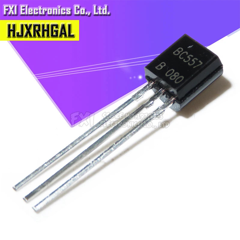 100 CÁI BC557B BC557 TO-92 TO92 557B triode bóng bán dẫn Mới nguyên bản