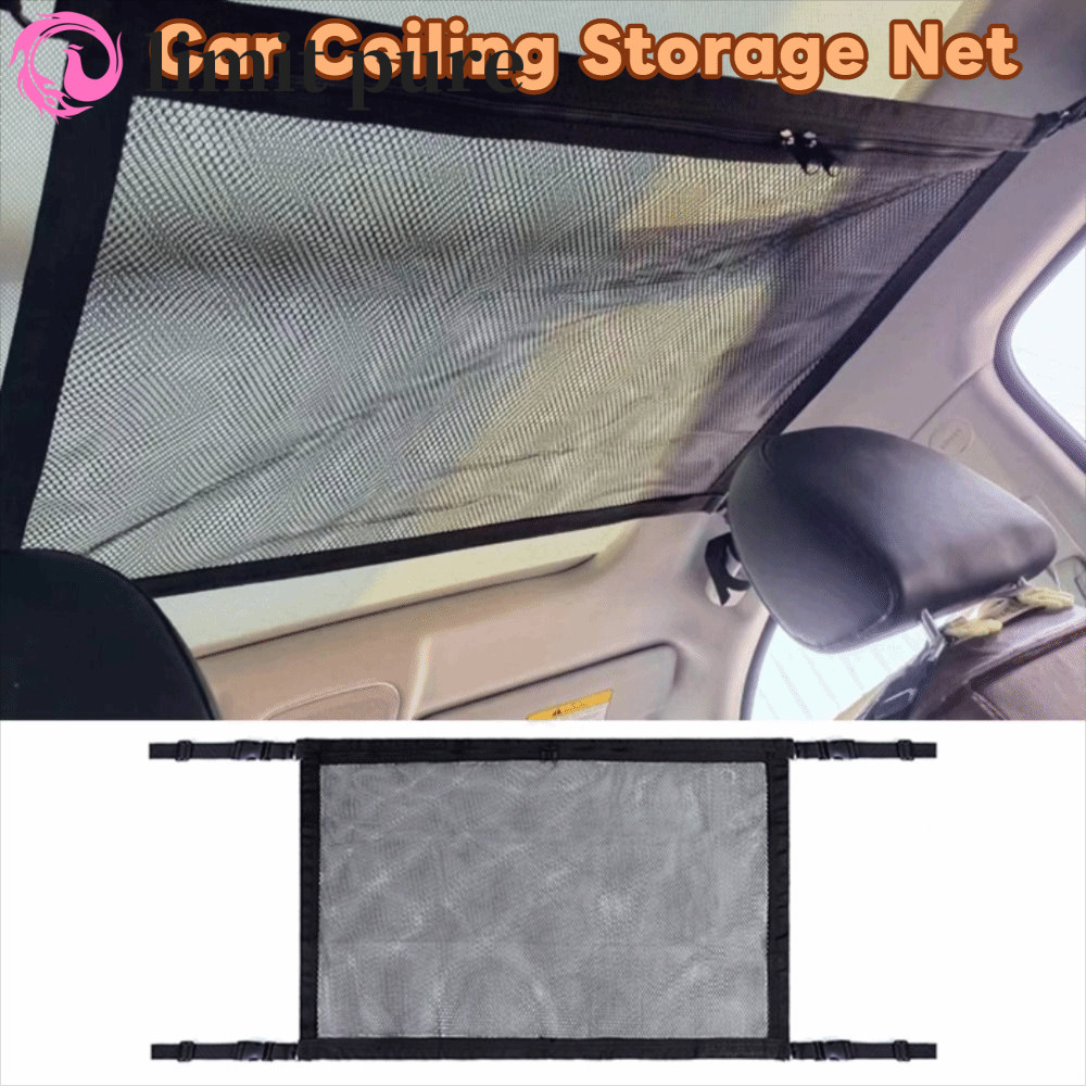Túi lưới trần ô tô có khóa kéo