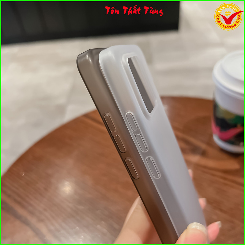 Ốp Lưng PC cứng lưng mờ iphone 14, IP 14+, IP 14 Pro, IP 14 Pro Max ... lỗ lớn nhựa PP cao cấp