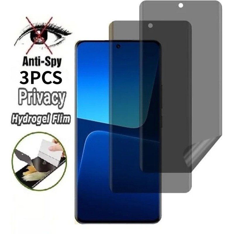 3 Bộ Phim Hydrogel Mềm Chống Ánh Sáng Xanh Cho Oukitel C7 C6 C5 C3 C2 Chống Gián Điệp Riêng Tư Và Bả