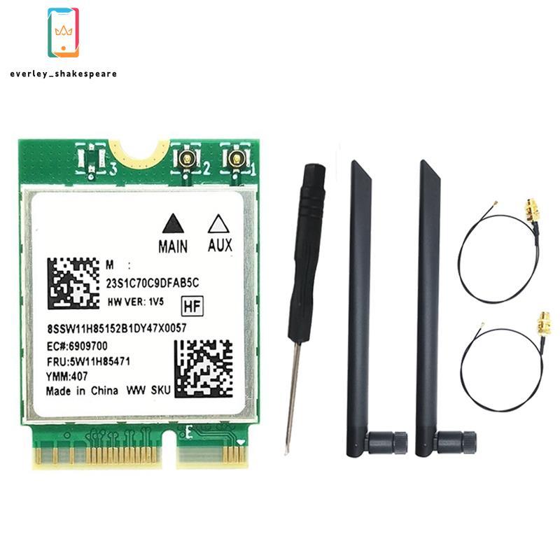 RTL8922AE WiFi7 Card + Ăng-ten 8DB 6338Mbps 2.4G / 5G / 6G Bluetooth5.4 M. Bộ chuyển đổi WiFi không 