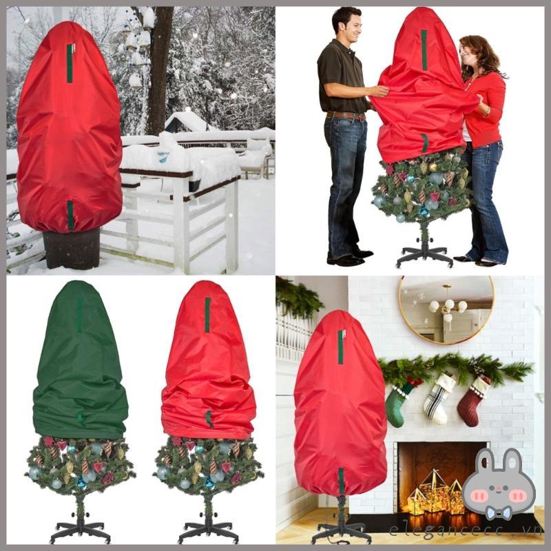Túi đựng cây thông Noel dọc dễ sử dụng ELEGA Vỏ chống nước có tay cầm gia cố để trang trí 36x25 Inch