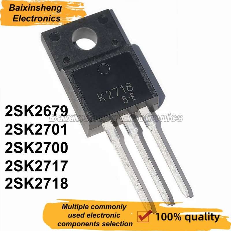 5 Chiếc 2SK2679 2SK2701 2SK2700 2SK2717 2SK2718 TO-220F K2679 K2701 K2700 K2717 K2718 Hiệu Ứng Trườn