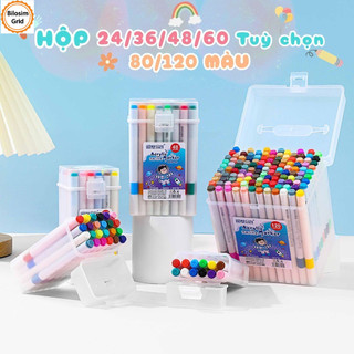Bút vẽ acrylic, dụng cụ vẽ dành cho học sinh, tranh vẽ nguệch ngoạc nhiều màu sắc, hộp quà tặng.