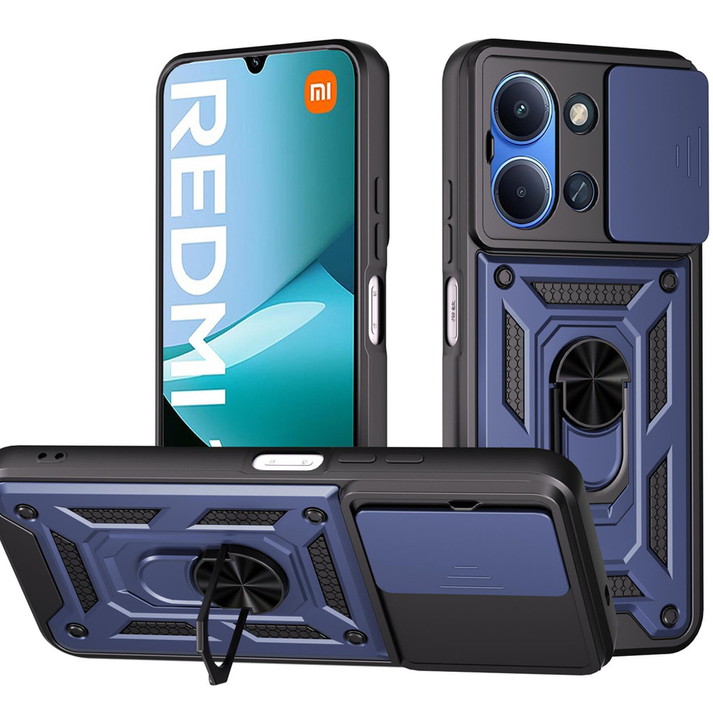 Ốp Giáp Hạng Nặng Cho Poco C85 Ốp điện thoại Vòng Chống Sốc Ốp điện thoại Cho Xiaomi Poco C85 Ốp điệ