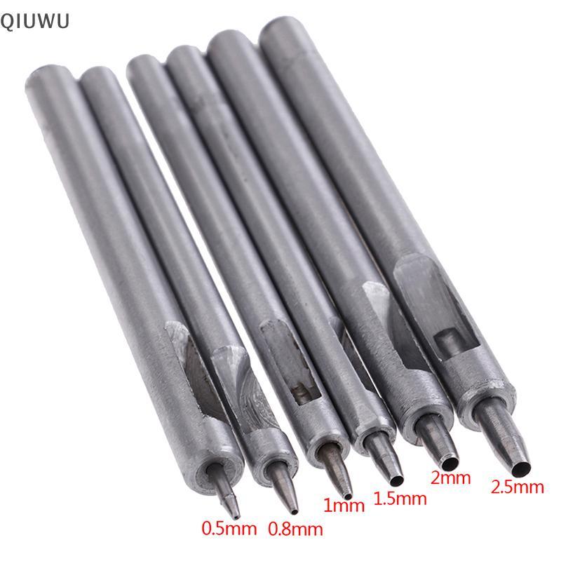 QIUWU DIY Belt Punching Leather Hole Punch Dụng cụ khoan rỗng Craft Leather Puncher.