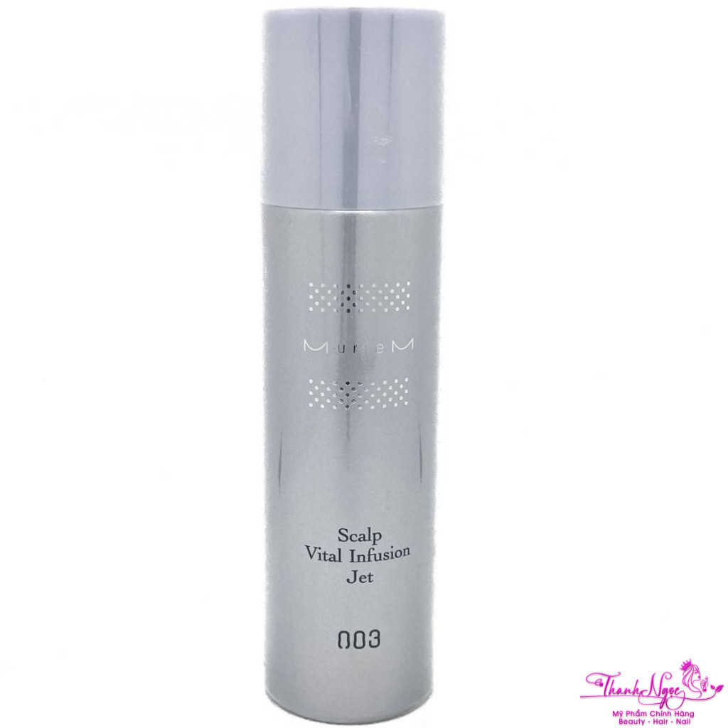 Xịt dưỡng da đầu ngăn rụng tóc Number Three 003 Muriem Crystal Scalp Vital Infusion Jet 160g .TN