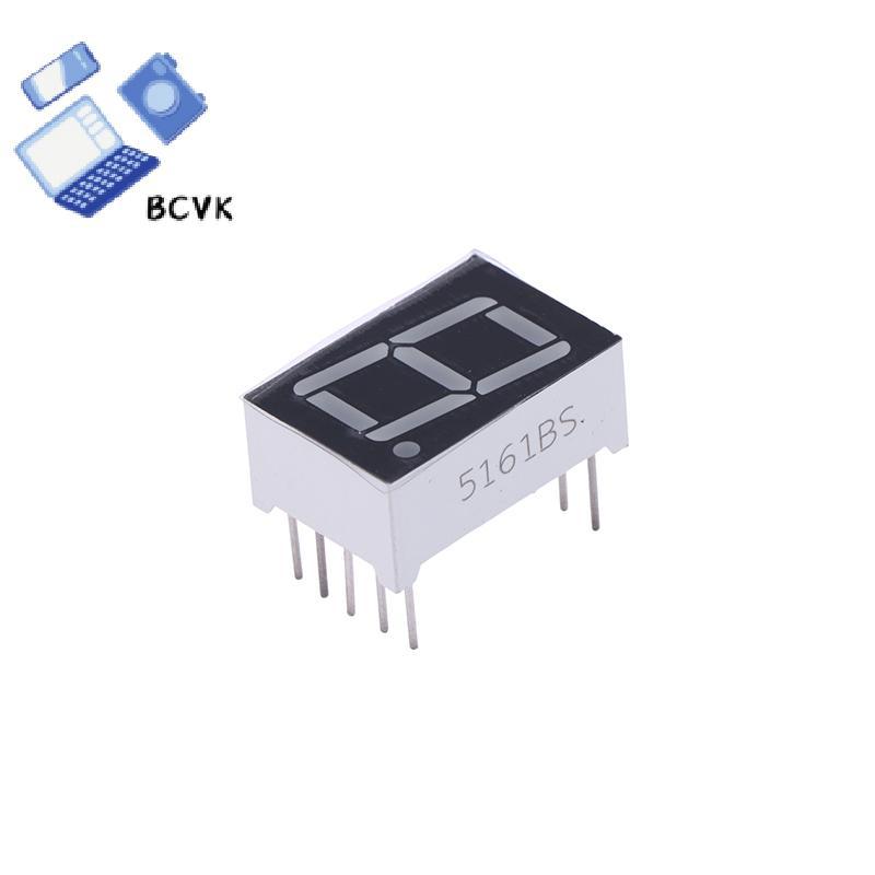 [BCVK] 10 Chiếc Kỹ Thuật Số Tubemon AnodeCathode 0.56 Inch 10Pins 5161AS 5161BS 1 Bit Chữ Số 7 Phân 