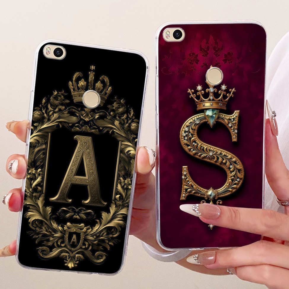 Ốp Lưng Cho Xiaomi Mi Max 2 Vỏ Trong Suốt Sang Trọng Thái Chữ 2D Sơn Mềm MDE40 MDI40