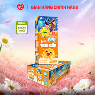 Sữa trái cây KUN vị cam thùng 48 hộp x 180ml