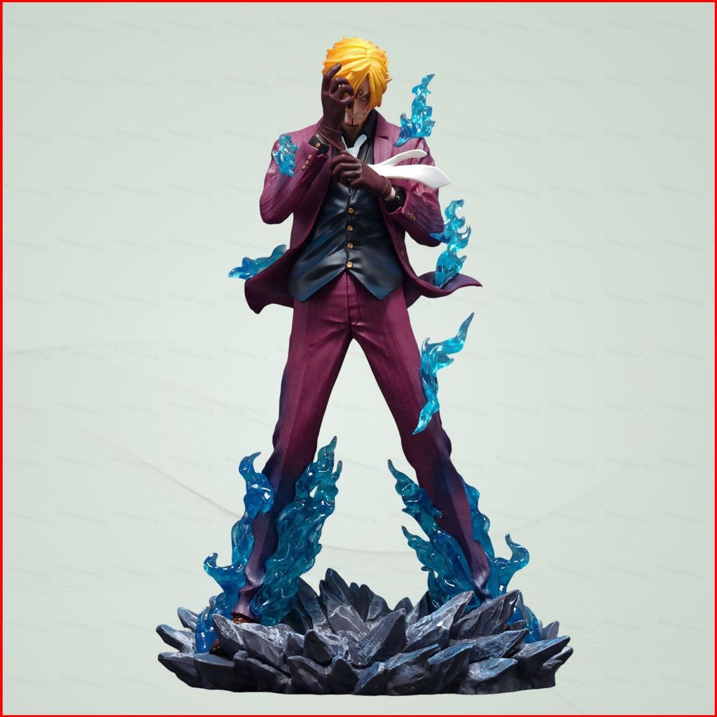 SY One Piece Sanji Ifrit Jambe Bộ sưu tập Nhân vật hành động Trang trí máy tính để bàn