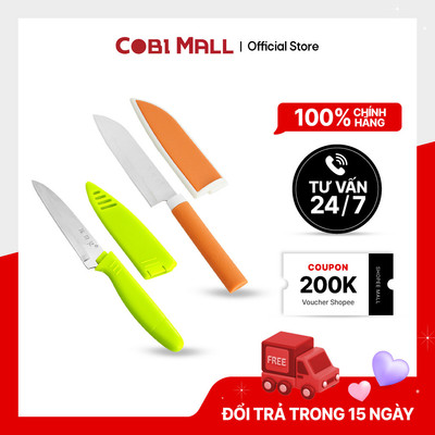 Dao Gọt Hoa Quả Thép Không Gỉ Có Nắp Bảo Vệ, Sắc Bén An Toàn – Cobi Home