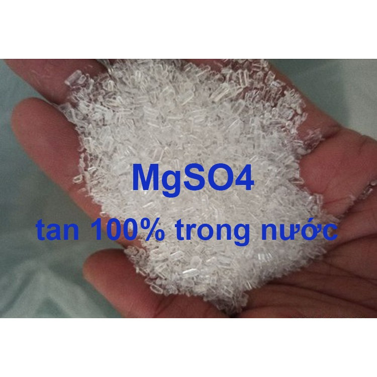 (Bao 25kg - 8k/kg) 1 Kg Magie Sunphat - MgSO4 99%  tinh thể Bột - Magnesium Sulfate Trồng Cây Xanh L